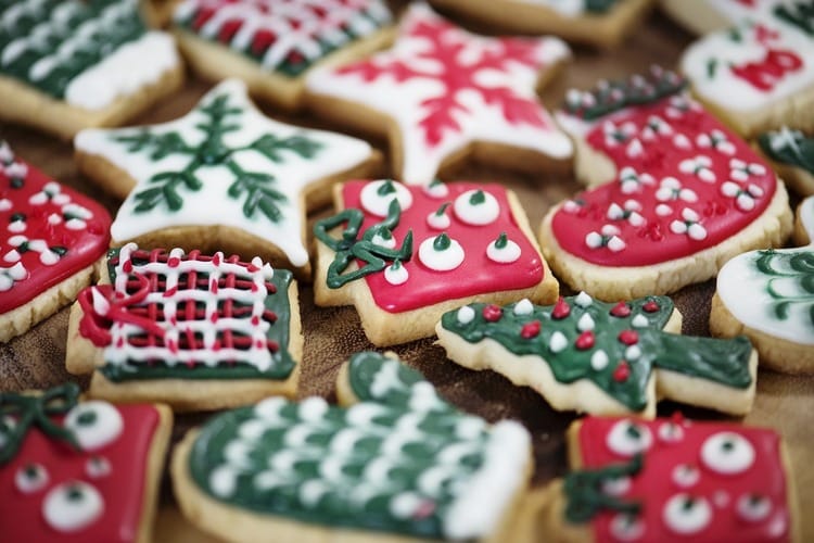 Platzchen an Weihnachten